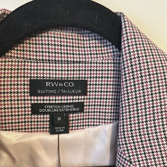 RW&CO Tailored Blazer Professional Stretch Fit - Picture 2 of 5